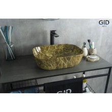 Раковина 45,5х32 см GID Stone Edition Mnc178