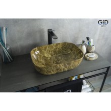 Раковина 45,5х32 см GID Stone Edition Mnc178