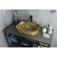 Раковина 45,5х32 см GID Stone Edition Mnc178