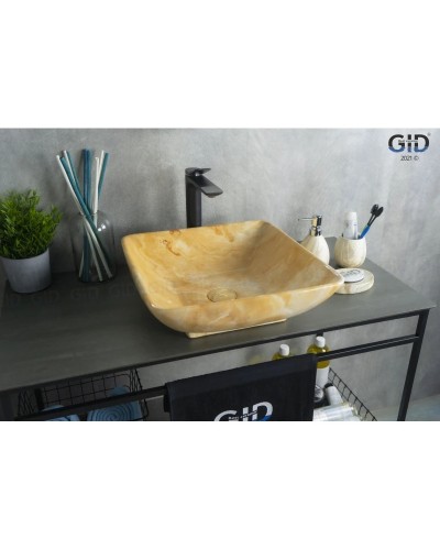 Раковина 41,5х41,5 см GID Stone Edition Mnc179