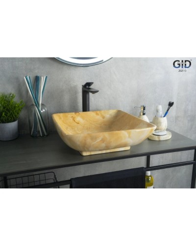 Раковина 41,5х41,5 см GID Stone Edition Mnc179