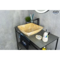 Раковина 41,5х41,5 см GID Stone Edition Mnc179