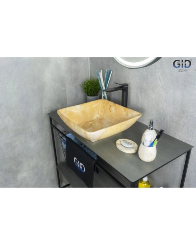 Раковина 41,5х41,5 см GID Stone Edition Mnc179