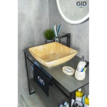 Раковина 41,5х41,5 см GID Stone Edition Mnc179