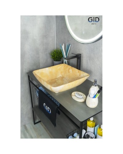 Раковина 41,5х41,5 см GID Stone Edition Mnc179