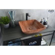 Раковина 41,5х41,5 см GID Stone Edition Mnc180