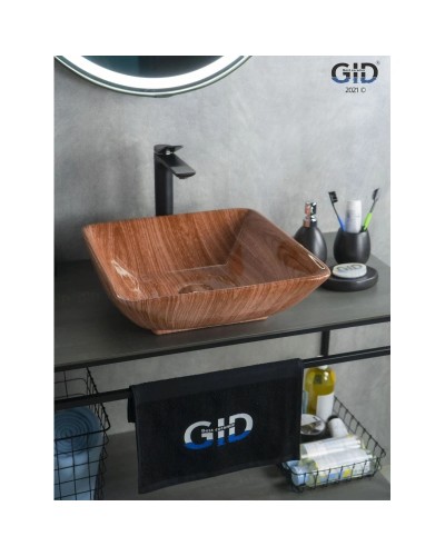 Раковина 41,5х41,5 см GID Stone Edition Mnc180