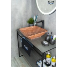 Раковина 41,5х41,5 см GID Stone Edition Mnc180