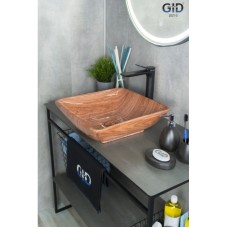 Раковина 41,5х41,5 см GID Stone Edition Mnc180