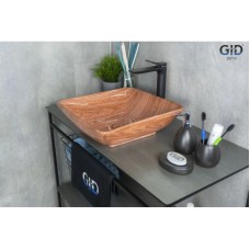 Раковина 41,5х41,5 см GID Stone Edition Mnc180