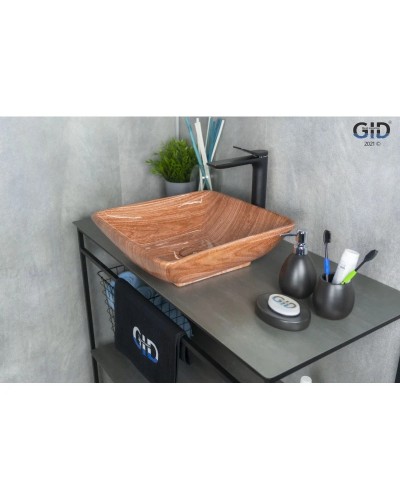 Раковина 41,5х41,5 см GID Stone Edition Mnc180