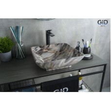 Раковина 41,5х41,5 см GID Stone Edition Mnc181