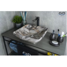 Раковина 41,5х41,5 см GID Stone Edition Mnc181