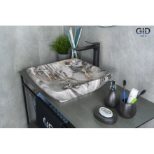 Раковина 41,5х41,5 см GID Stone Edition Mnc181