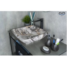 Раковина 41,5х41,5 см GID Stone Edition Mnc181