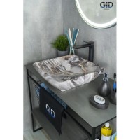Раковина 41,5х41,5 см GID Stone Edition Mnc181