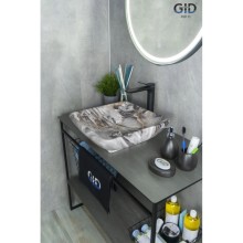 Раковина 41,5х41,5 см GID Stone Edition Mnc181
