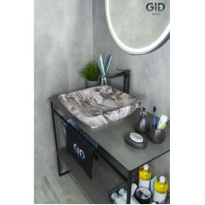 Раковина 41,5х41,5 см GID Stone Edition Mnc181