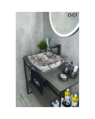 Раковина 41,5х41,5 см GID Stone Edition Mnc181