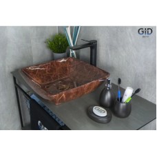 Раковина 41,5х41,5 см GID Stone Edition Mnc182
