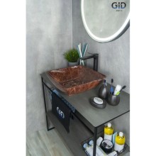 Раковина 41,5х41,5 см GID Stone Edition Mnc182