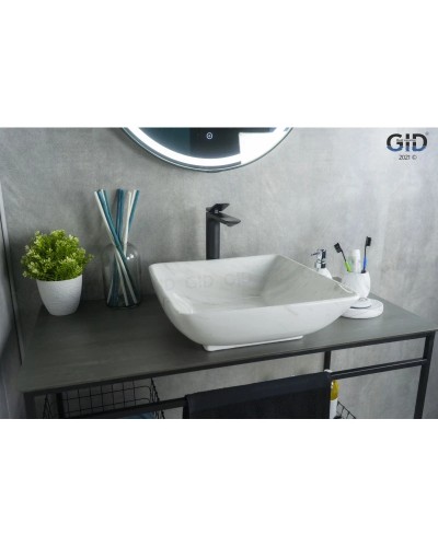 Раковина 41,5х41,5 см GID Stone Edition Mnc184