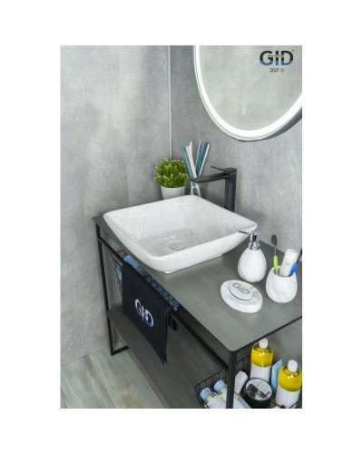 Раковина 41,5х41,5 см GID Stone Edition Mnc184