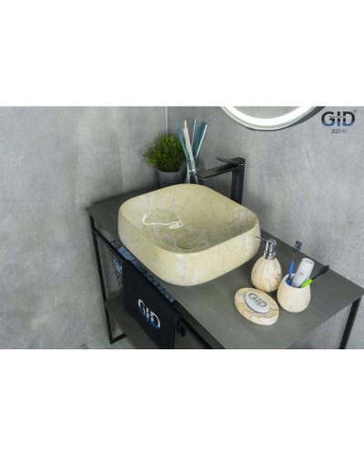 Раковина 45х40 см GID Stone Edition Mnc188