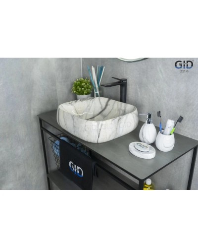 Раковина 45х40 см GID Stone Edition Mnc189