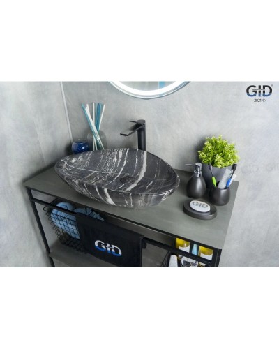 Раковина 59х39 см GID Stone Edition Mnc206