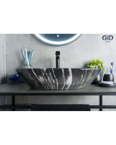 Раковина 59х39 см GID Stone Edition Mnc206