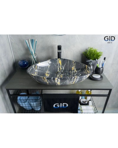 Раковина 59х39 см GID Stone Edition Mnc207