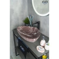 Раковина 59х39 см GID Stone Edition Mnc208
