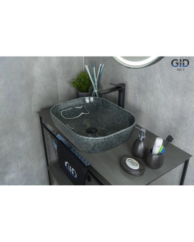 Раковина 50,5х40,5 см GID Stone Edition Mnc338