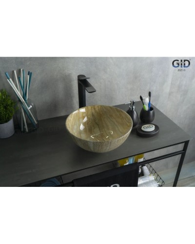 Раковина 32х32 см GID Stone Edition Mnc488