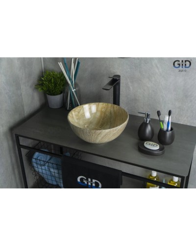 Раковина 32х32 см GID Stone Edition Mnc488