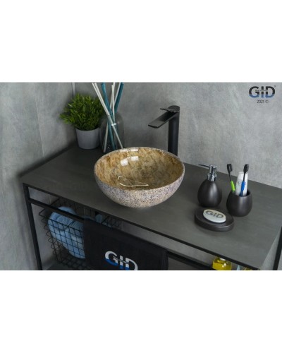 Раковина 32х32 см GID Stone Edition Mnc489
