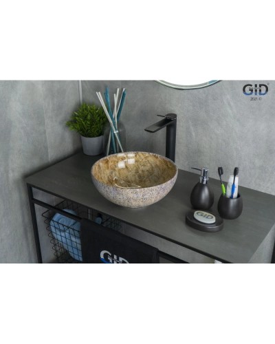 Раковина 32х32 см GID Stone Edition Mnc489