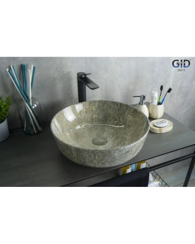 Раковина 41,5х41,5 см GID Stone Edition Mnc498