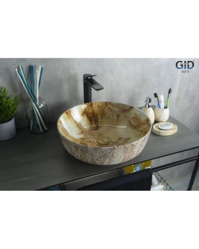 Раковина 41,5х41,5 см GID Stone Edition Mnc499