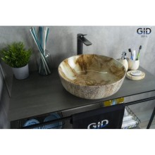 Раковина 41,5х41,5 см GID Stone Edition Mnc499
