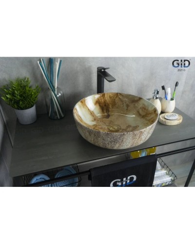 Раковина 41,5х41,5 см GID Stone Edition Mnc499