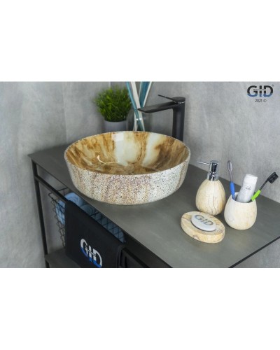 Раковина 41,5х41,5 см GID Stone Edition Mnc499