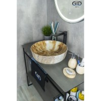 Раковина 41,5х41,5 см GID Stone Edition Mnc499