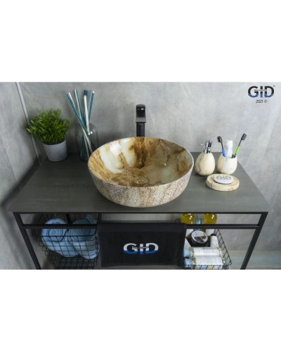 Раковина 41,5х41,5 см GID Stone Edition Mnc499