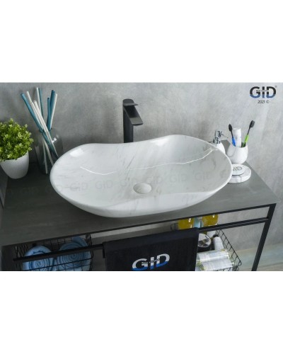 Раковина 66,5х41 см GID Stone Edition Mnc503H012
