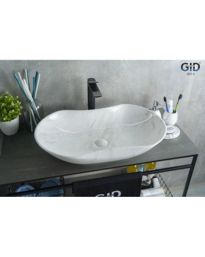 Раковина 66,5х41 см GID Stone Edition Mnc503H012