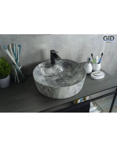 Раковина 45х45 см GID Stone Edition Mnc533