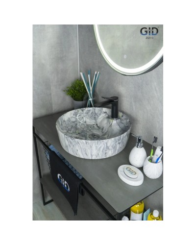 Раковина 45х45 см GID Stone Edition Mnc533