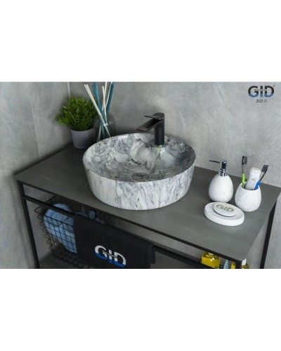 Раковина 45х45 см GID Stone Edition Mnc533
